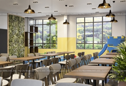Interior design of café Ms. My - Cao Bang